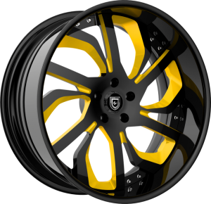 LF-738 - Custom - Yellow and Black finish