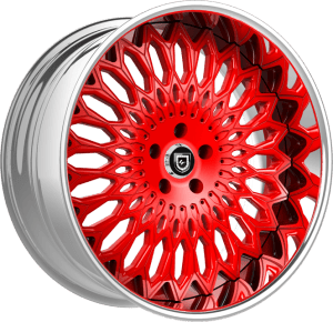 LF-742 - Custom - Chrome and Red finish