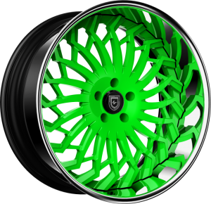 LF-743 - Custom - Green and black finish