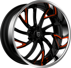 LF-745 - Custom - Black and Orange finish