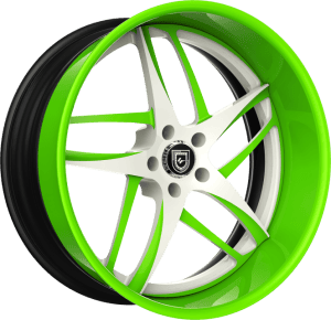 LF-746 - Custom - White and green finish