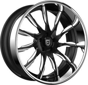 LF-747 - Custom - Black and Chrome finish