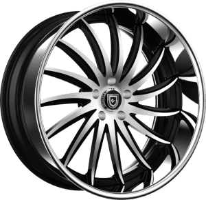 LF-748 - MACHINE FACEBLACK ACCENTS WITH STAINLESS STEEL CHROME LIP