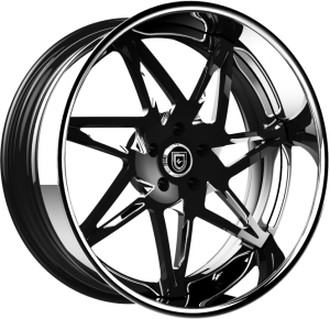 LF-749 - Custom - Black and Chrome finish