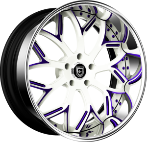 LF-750 - Custom - white and purple finish