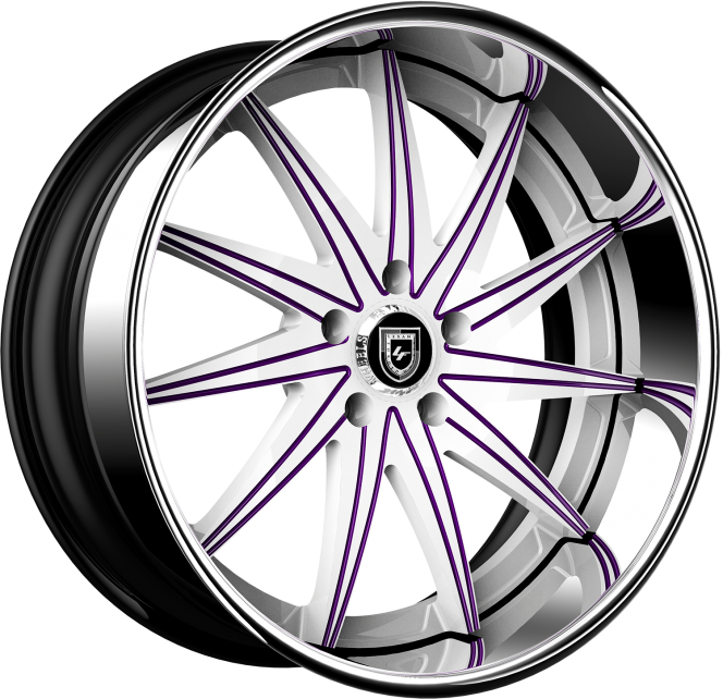 LF-751 – Custom – White and Purple Finish