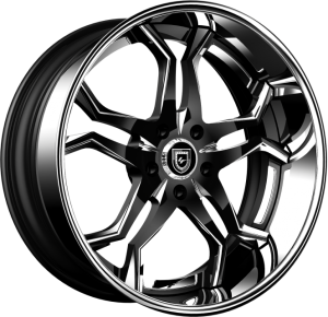 LF-752 - Custom - Black Face with Chrome Accents (2)