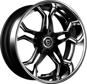 LF-752 - Custom - Black Face with Chrome Accents