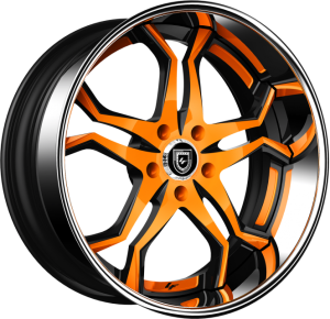 LF-752 - Custom - Black and Orange Finish