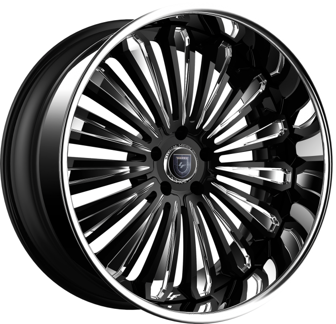 LF-757 – Custom – Black and Chrome Finish