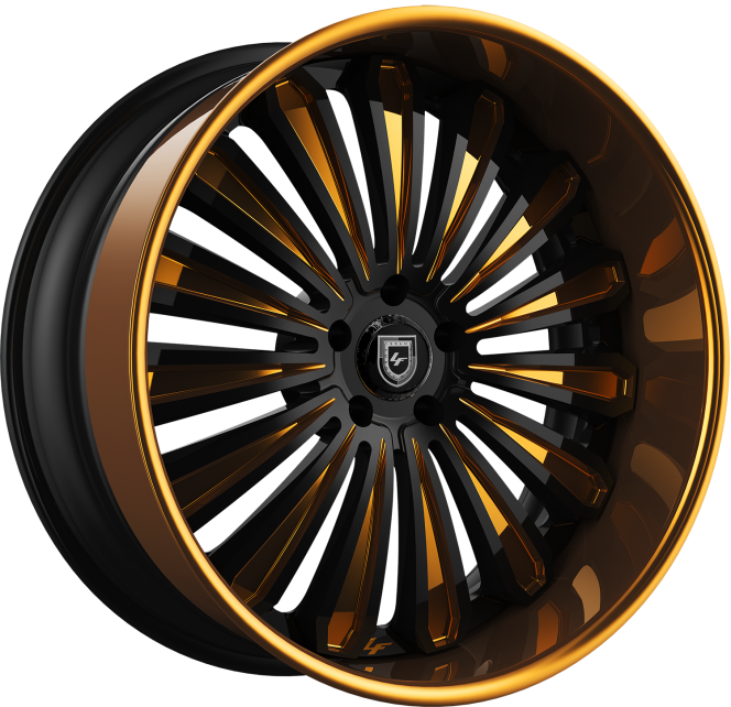 LF-757 – Custom – Black and Gold Finish