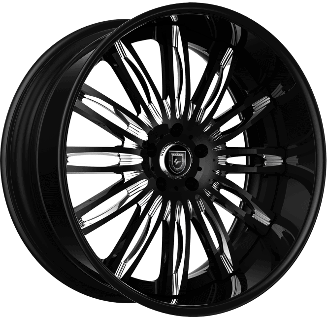 LF-758 – Custom – Black and Chrome Finish