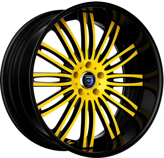 LF-758 – Custom – Black and Yellow Finish