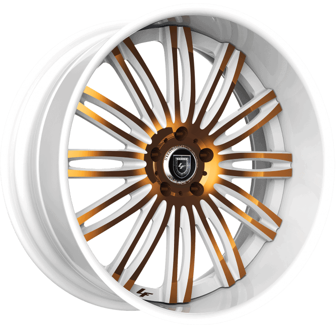 LF-758 – Custom – White and Gold Finish