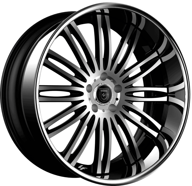 LF-758 – SS – MACHINED AND BLACK FACE WITH STAINLESS STEEL LIP