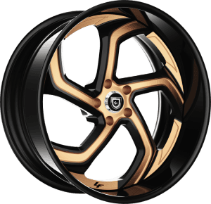 LF-761 - Custom - Black with Orange Accents