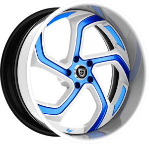 LF-761 - Custom - White with Blue Accents