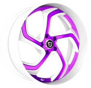 LF-761 - Custom - White with Purple Accents