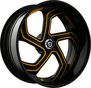 LF-761 - Custom - Yellow and Black Finish