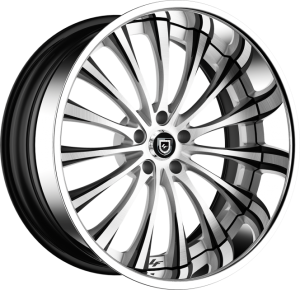 LF-762 - Custom - Brushed with Black Accents and Chrome Lip