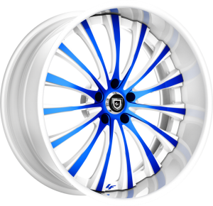 LF-762 - Custom - White and Blue Finish