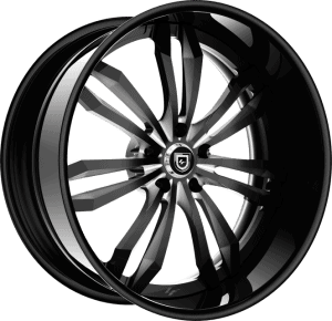 LF-763 - Custom - Black with Brushed Accents