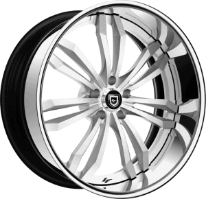 LF-763 - Custom - Brushed Face, Chrome Lip