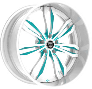 LF-763 - Custom - White with Blue Accents