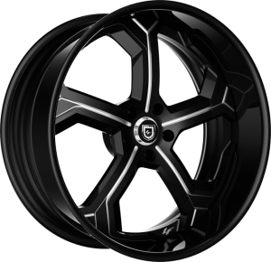 LF-764 - Custom - Gloss Black with Brushed Accents