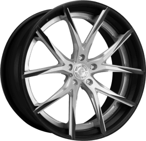 LZ-102 - Brushed and Black Finish