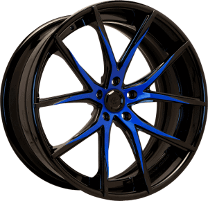 LZ-102 - Custom - Blue and Black Finish