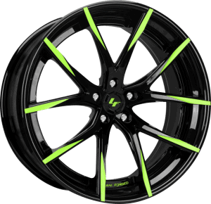 LZ-102 - Custom - black and green finish