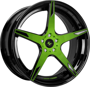 LZ-103 - Custom - black and green finish