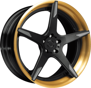 LZ-103 - Custom - tinted Gold and black finish