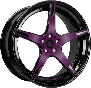 LZ-103 - Optional purple faceblack accents with black lip