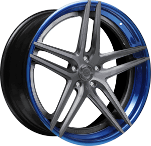 LZ-105 - Custom - Double Tint and blue tint lip finish