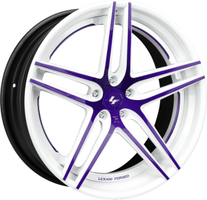 LZ-105 - Custom - purple and white finish