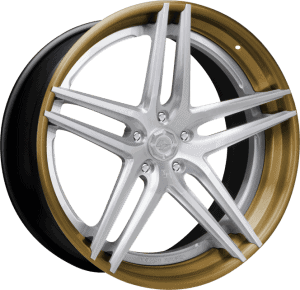 LZ-105 - Custom - tinted gold and brushed finish