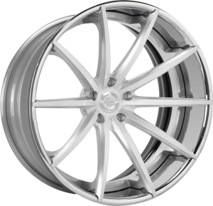 LZ-108 - Brushed Face with Chrome Lip