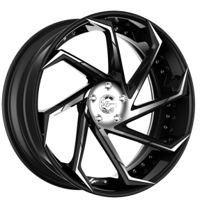 LZ-117 - Custom - Black and Chrome Finish