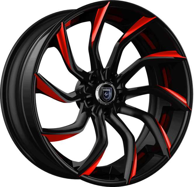 LZ-753 – Custom – Black and Red Finish