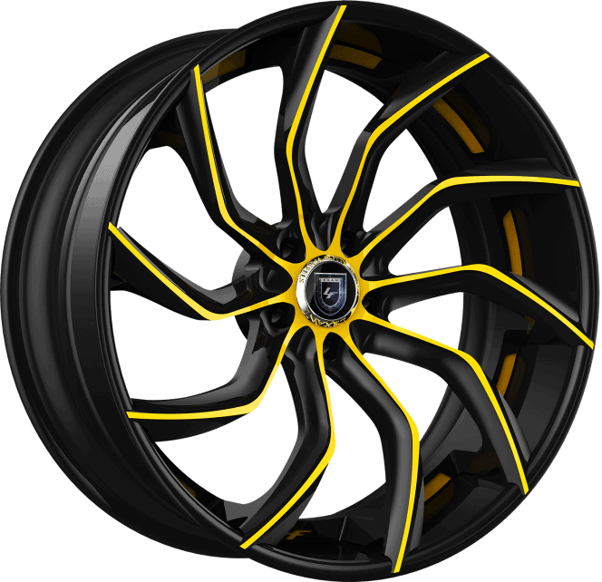 LZ-753 – Custom – Black and Yellow Finish