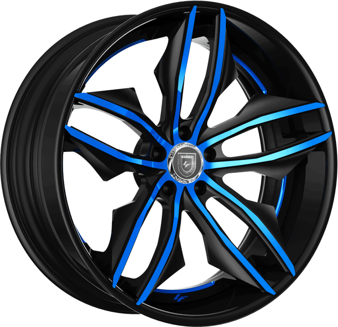 LZ-754 – Custom Black and Blue Finish