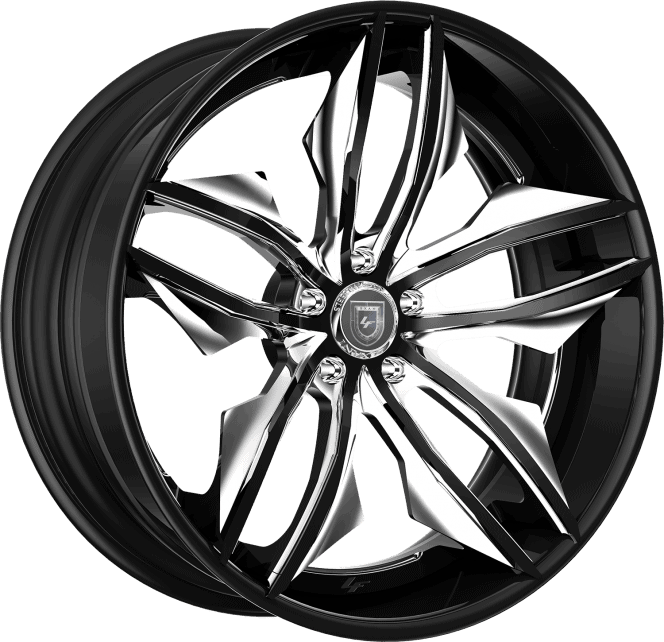 LZ-754 – Custom Black and Chrome Finish