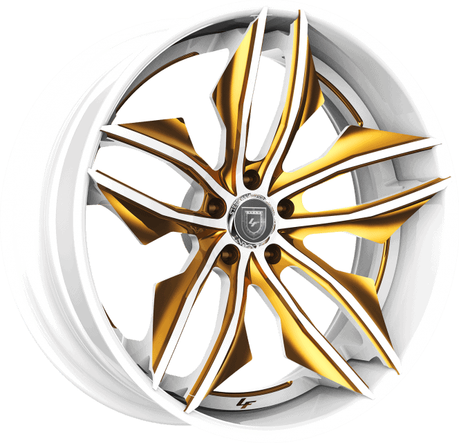 LZ-754 – Custom – White and Gold Finish