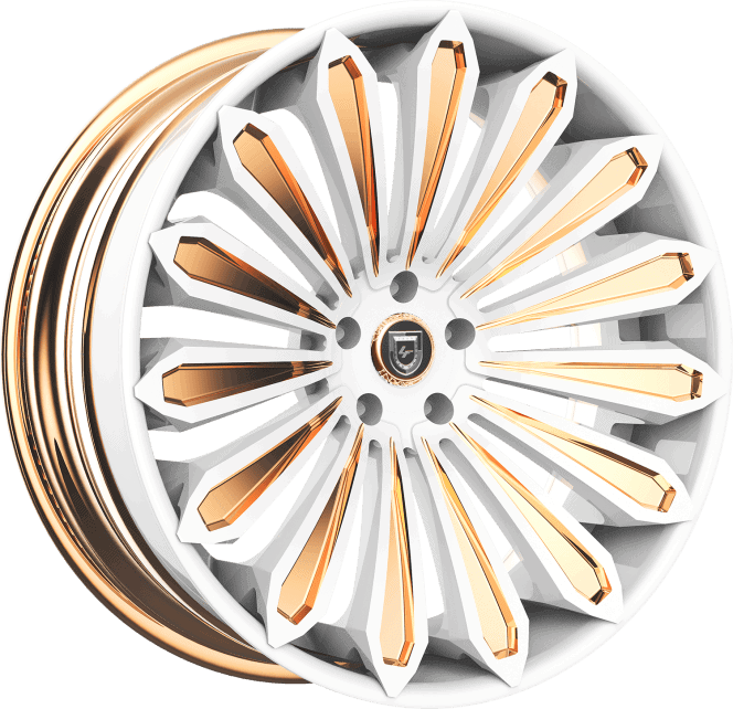 LZ-757 – Custom – White and Copper Finish