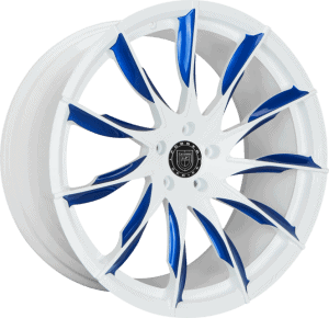 M-747 - Custom - White with Blue Tips