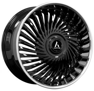 Gloss Black with SS Lip