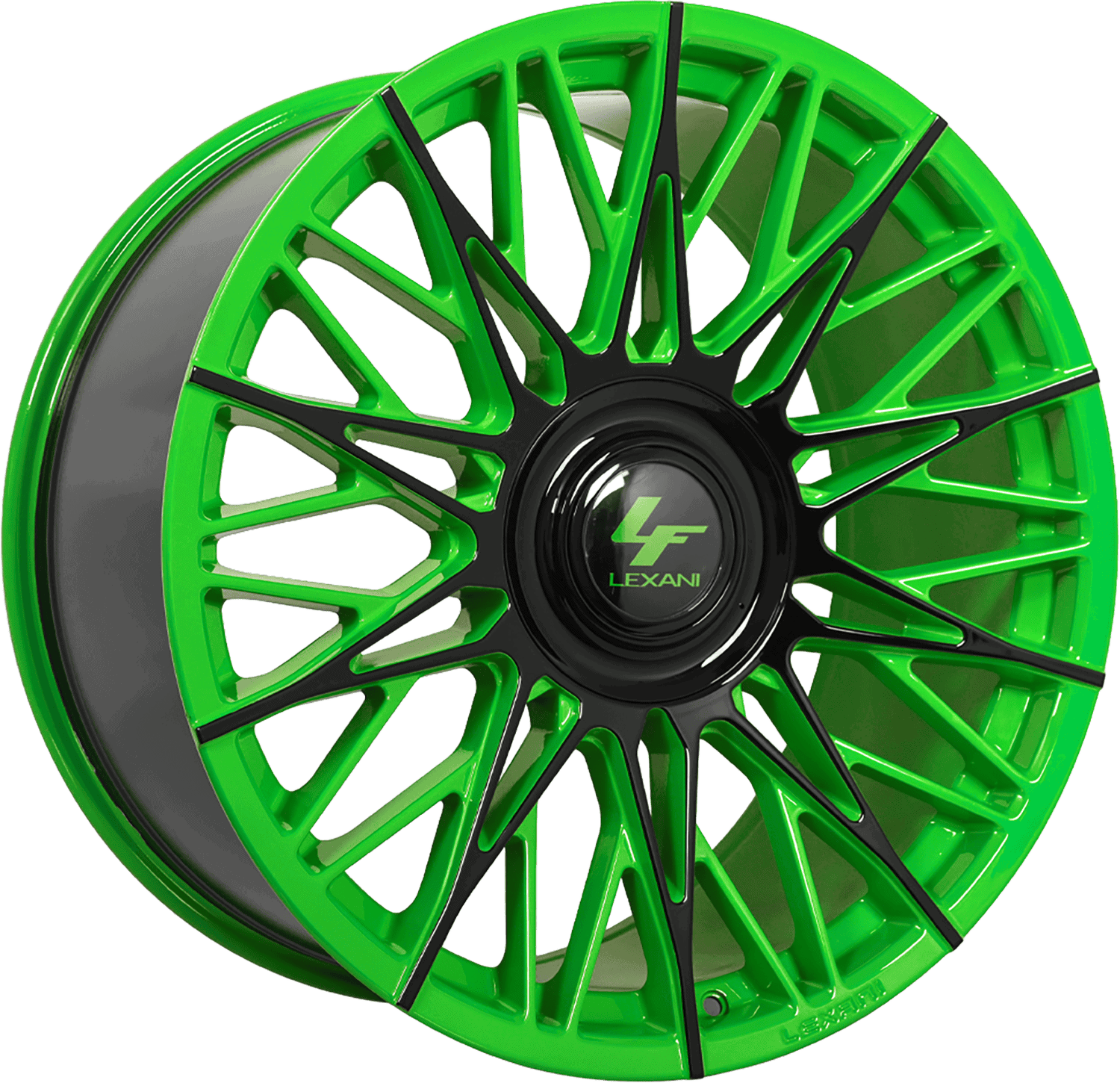 Custom Green & Black