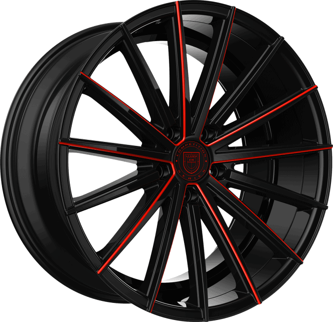 Pegasus – Custom – Black and Red Finish